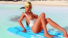 Doa-He-F9s tanned nude panties display