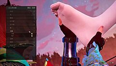 witch alice gives me nylon footjob under her spell