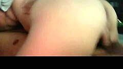 horny cheating teen's perfect ASS RIDES cock hard and deep