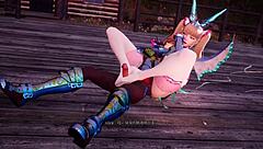 witch alice gives me nylon footjob under her spell