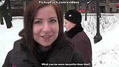 Reality porn video with a secretary? Pickup her outdoors for public scene 2!