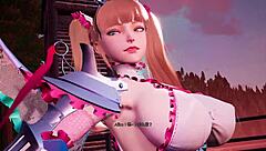 witch alice gives me nylon footjob under her spell