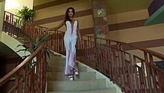 😍 Skinny babe's big BOOBS get POV handjob treatment babe!!