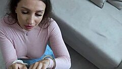 Handcuffed Beauty Begs For Shelter And Gets Monster Cock Pound Instead Of Police Bust!