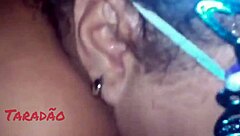 Prostitute gulps down loads in steamy encounter with clients