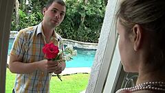 blonde milf velicity von rims ass sucks rim then takes hard pounding