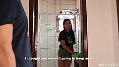 maid craves boss cock sucking it desperately in fablazed heat!!