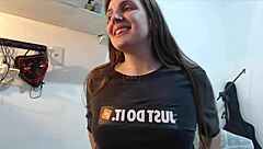 Blonde's Big Ass Teases Live Until Nude