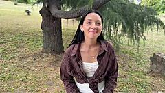 i met sexy brunette park n fucked rough doggystyle pov quickie