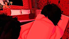 Girl slammed hard against the wall in steamy cartoon fuck fest