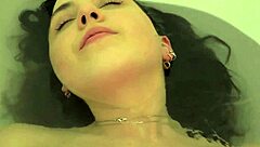 omg, this aussie amateur slut with small tits is peeing everywhere in the bath... so hot!