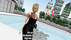 beso promo teases trans fuck game with crossdressing ass action