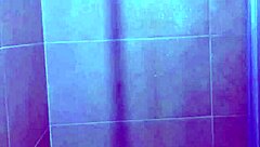 Brazilian College Beauty's Thong Tease Drips in Shower