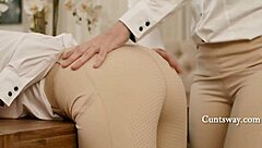 sinn sage tames gal ritchie rough femdom spanking lesbian domination