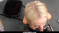 Shoplifter MILF Begs Guard's Fuck?