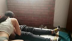 Jovencita Cachonda Grabs My Cock, Strokes Till She Sucks Out Every Drop