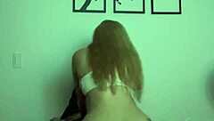 colombian hottie rides cock doggy then creampie cowgirl style