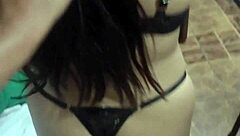 Hubby's fishing so LunaFerrari hits the motel with his best friend for lingerie fitness sex