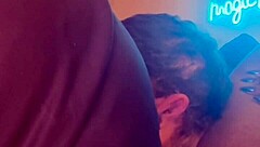 Homemade Ebony Bent Over for Intense Pussy Lick and Hard Doggystyle Pound