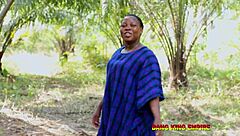 african bbw gets machine dick satisfaction in wild outdoor rides