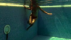 irina rusalka looks so damn hot as russian underwater teen at 18 plus her petite shaved body shines