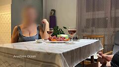 imagine him stroking unseen under the desk while chatting with stepmom