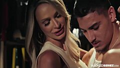 Emma Hix and Cherry Kiss fuck deepthroat style in hunger scene 3