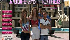 A horny wife and stepmom seduce teen in taboo play