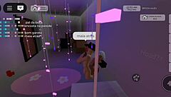 Femboy begs for rough all-night sex facial cumshot after late party arrival in Brookhaven!