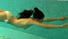irina rusalka looks so damn hot as russian underwater teen at 18 plus her petite shaved body shines