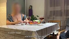 imagine him stroking unseen under the desk while chatting with stepmom