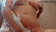 craving to soap up her juicy milf tits and redhead pussy?