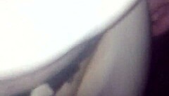 She wanders woods wearing only g-string fishnet stockings