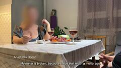 imagine him stroking unseen under the desk while chatting with stepmom