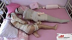 Mom's nympho awakening hits with hot dildo play