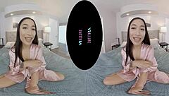 avery black vibes her tight pussy in vrallure solo play