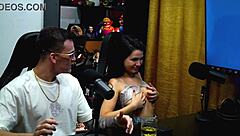 ruan kisses hot naturist natasha pussy flashing husband seaside!