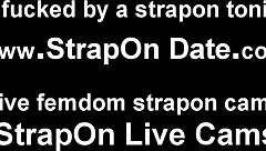 bend over slut, my strapon stretches your ass wide open