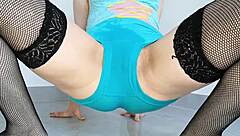 blue fairy soaks carnival shorts in messy wet holiday chaos