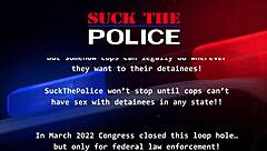 raya nguyen slutty smuggler bent over fucked doggystyle by cop in handcuffs for freedom