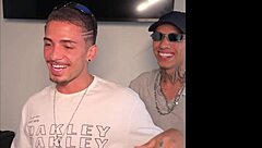 I can't get enough of this hot threesome fun with the hung guy