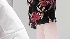 sexy asian college girl shows off legs and small tits 🔥👣