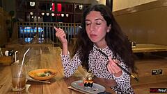 I suck dick in sushi bar toilet then eat rolls with cum dripping on my face?? 🤤💦🍣