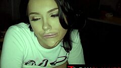 Seductive Brunette Mj Fresh Teases Muscular Bbc For Deep Creampie Filling