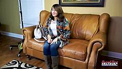 rihanna the inked skinny babe toys her wet spot then teases with oral