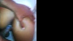 how does this latina slut handle that massive bbc stretching her tight holes?