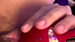 Muscular Babe Vibrates Puffy Clit to Juicy Solo Finish