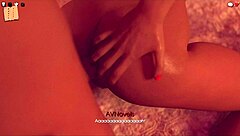 Blonde milf erotic poses masturbates sensual bedroom pleasure session