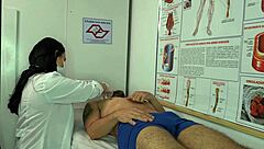 Horny Brazilian Nurse Blowbangs Patient's Monster Cock in Hospital