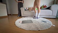 Wife cheats with client and his fuck doll right in front of me?